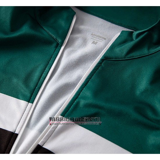 Abbigliamento La Passione 2019 Manica Lunga e Calzamaglia Con Bretelle Verde Bianco Nero - Clicca l'immagine per chiudere